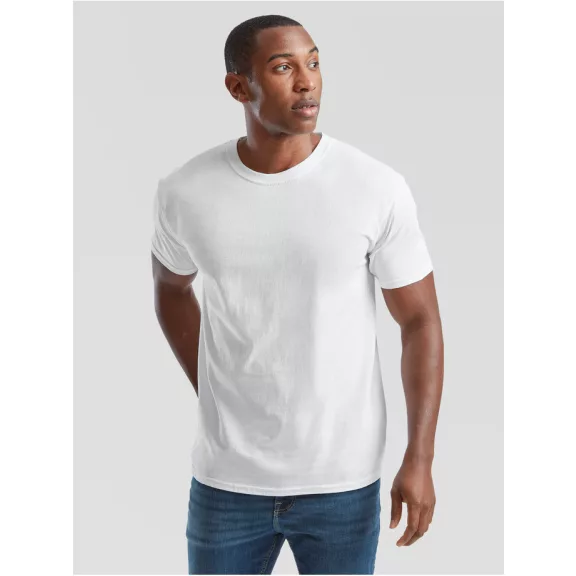 Tricou din 100% bumbac, Fruit of the Loom Valueweight T White Tricou din 100% bumbac, Fruit of the Loom Valueweight T White
