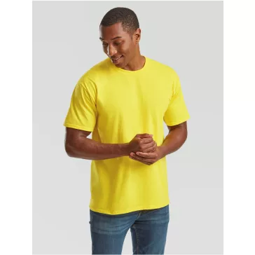   Tricou din 100% bumbac, Fruit of the Loom Valueweight T Yellow