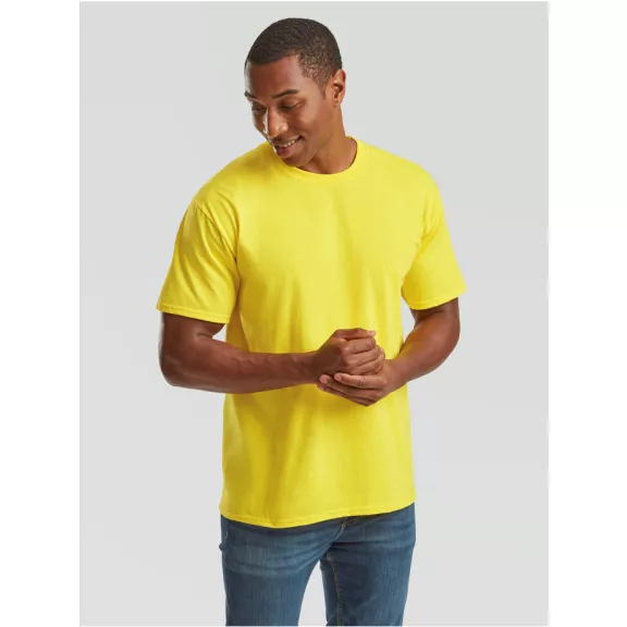 Tricou din 100% bumbac, Fruit of the Loom Valueweight T Yellow Tricou din 100% bumbac, Fruit of the Loom Valueweight T Yellow