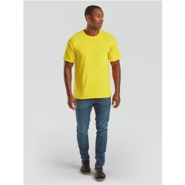   Tricou din 100% bumbac, Fruit of the Loom Valueweight T Yellow
