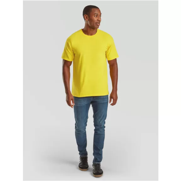 Tricou din 100% bumbac, Fruit of the Loom Valueweight T Yellow Tricou din 100% bumbac, Fruit of the Loom Valueweight T Yellow