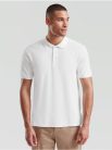 Fruit Of The Loom Premium Polo galléros póló fehér