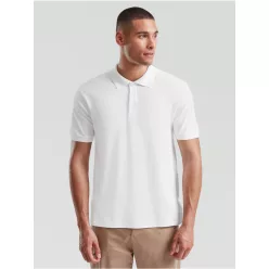 Fruit Of The Loom Premium Polo galléros póló fehér