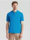 Fruit Of The Loom Premium Polo galléros Azure