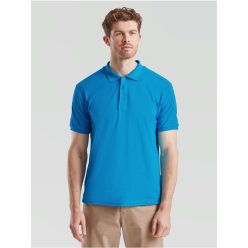 Fruit Of The Loom Premium Polo cu Guler Azure