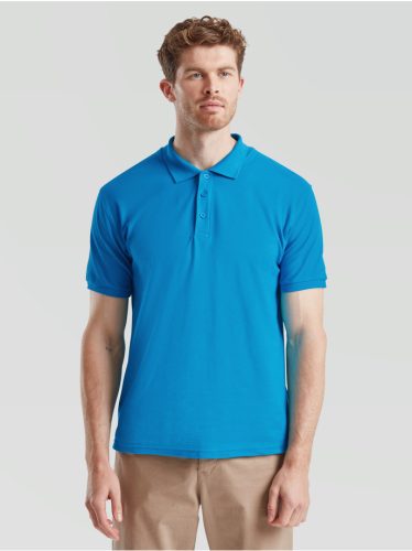 Fruit Of The Loom Premium Polo galléros Azure