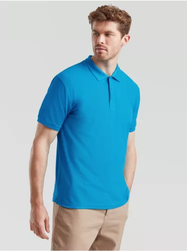 Fruit Of The Loom Premium Polo galléros Azure