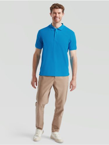 Fruit Of The Loom Premium Polo galléros Azure