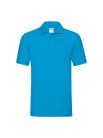 Fruit Of The Loom Premium Polo cu Guler Azure