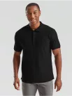 Fruit Of The Loom Premium Polo cu Guler  Negru