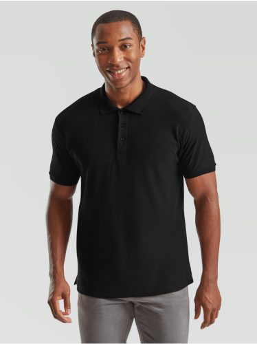 Fruit Of The Loom Premium Polo cu Guler  Negru