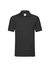 Fruit Of The Loom Premium Polo cu Guler  Negru