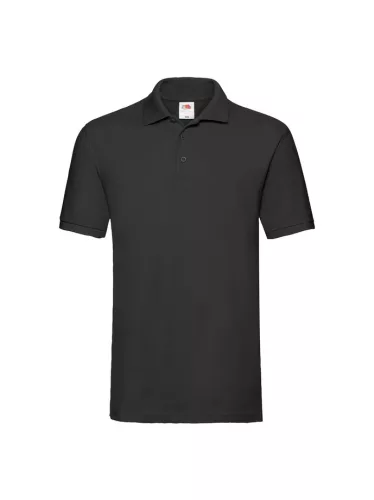 Fruit Of The Loom Premium Polo cu Guler  Negru