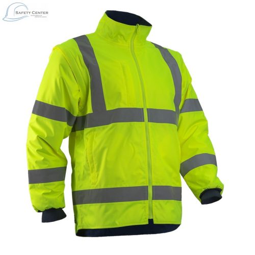 Jacheta de iarna reflectorizant Coverguard Kazan 2 in 1 verde Mărimea M