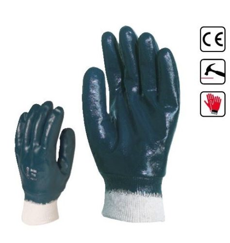  Ecoline 9450manusi de protectie imersat in nitril albastru