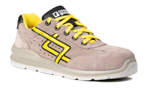 Pantofi din piele întoarsă cu bombeu și lamelă rezistentă Coverguard Galena S1P