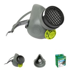   Mască Respiratorie Semi-Rigidă reutilizabilă EURMASK UNO – Protecție Profesională și Vizibilitate Totală