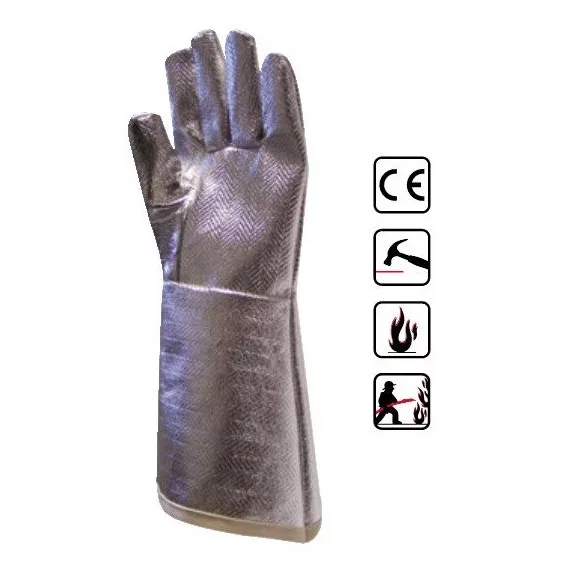 Euro Protection 59892 manusi de protectie textile cu exterior aluminizat termorezistent