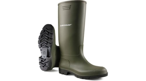 Dunlop Pricemastor Verde Cizme de lucru din PVC rezistenta la chimicale uleiuri grasimi,dezinfectan