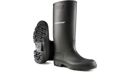 Dunlop Pricemastor negru Cizme de lucru PVC rezistenta la chimicale,uleiuri,sange,dezinfectanti