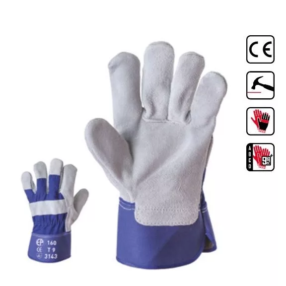 Euro Protection 161 manusi de protectie din piele spalt de bovina