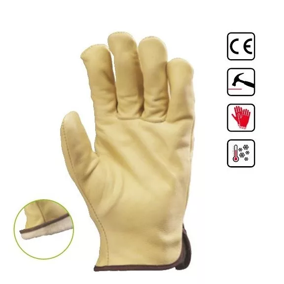  Euro Protection 2465 manusi de protecte din piele de bovina,polar pentru iarna