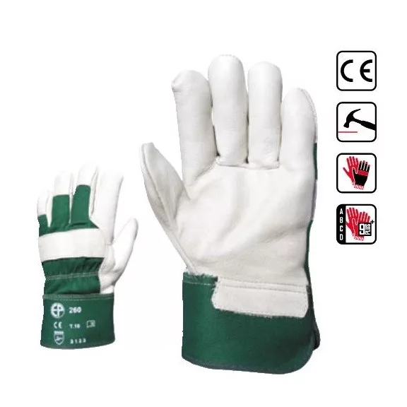 Euro Protection 260, Manusi de protectie din piele integrala de bovina