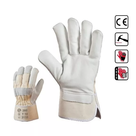 Euro Protection 280 manusi de protectie din piele integrala de bovina
