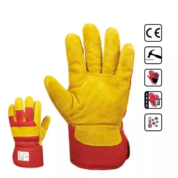 Euro Protection 330 manusi de protecte din piele spalt de bovina pentru anotimpul iarna polar