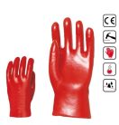 Ecoline 3519 manusi de protectie imersat in PVC rosu