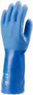 Eurotechnique 3769 manusi de protectie imersat in PVC albastru, rezistent la acizi,baze,uleiuri