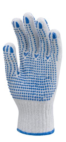 Euro Protection 4350, manusi de protectie textile tricotat cu punctulete in palma anti-alunecare Mărimea 7