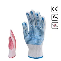 Manusi de protectie Euro Protection 4350 tricotat cu punctulete in palma