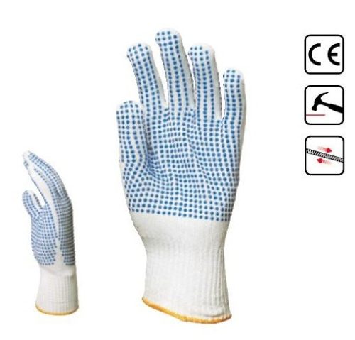 Manusi de protectie Euro Protection 4367 tricotate cu punctulete in palma