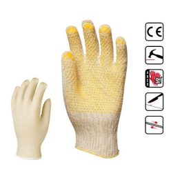  Euro Protection 4450, manusi de protectie textile tricotat cu fir abralon, rezistent la taiere si uzura