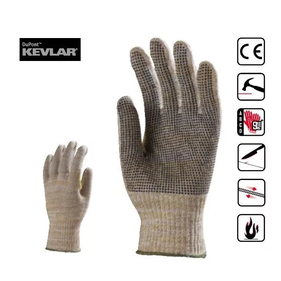 Euro Protection 4530 manusi de protectie textile din kevlar pa otel multifir impotriva taierii