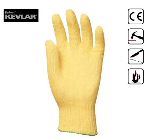 Euro Protection 4600, manusi de protectie textile cu fir dublu Kevlar,tricotat,rezistent la uzura si taiere Mărimea 7