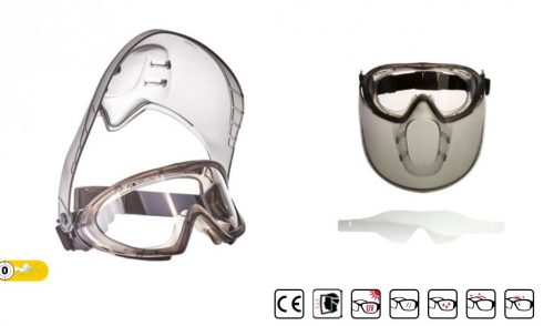 Ochelari de protectie cu masca policarbonat Stormlux