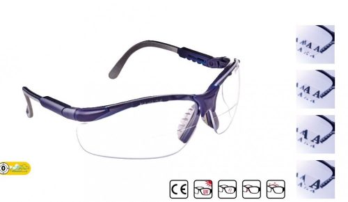 Ochelari de protectie din policarbonat Bilux cu lentile antizgariere