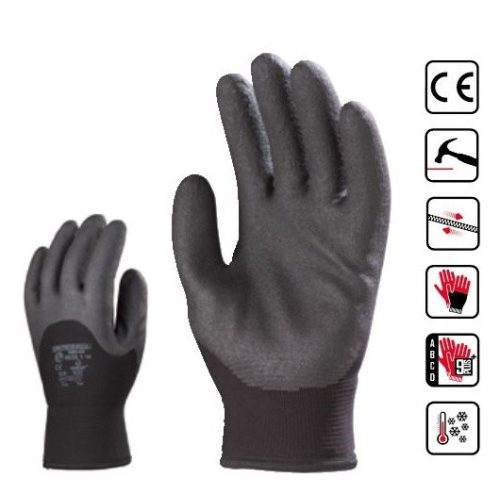 Euroice 6627 Manusi de protectie de iarna mecanic imersate in PVC