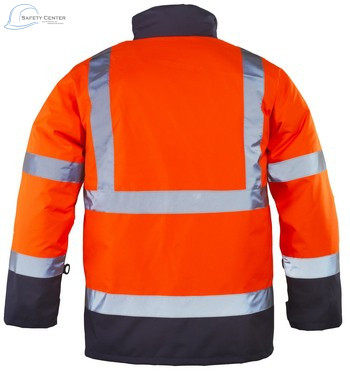 Haina reflectorizant Roadway 4 in 1,impermeabil, PU fluorescent Mărimea XXL