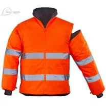   Haina reflectorizant Roadway 4 in 1,impermeabil, PU fluorescent