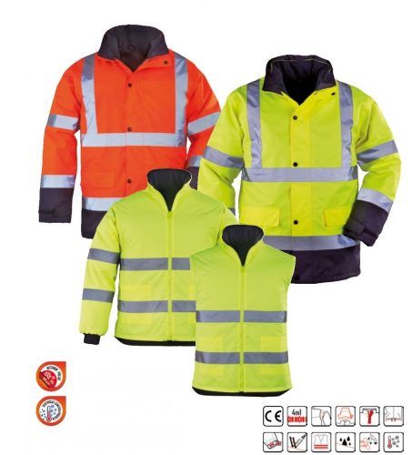 Haina Roadway 4 in 1,reflectorizat,haine reflectorizant,haine de lucru