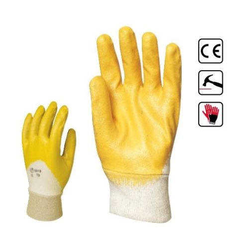 Ecoline 9317 manusi de protectie imersat in nitril galben