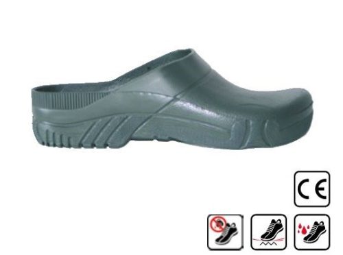 Papuci de gradina PVC verzi, talpa anti alunecare,impermeabil