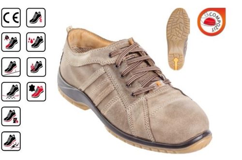 Ermes S3 SRC, pantofi de protectie cu bombeu compozit si lamela antiperforatie non metalic Mărimea 36