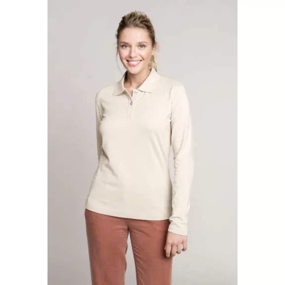 Kariban KA244 LADIES' LONG-SLEEVED POLO SHIRT Kariban KA244 LADIES' LONG-SLEEVED POLO SHIRT