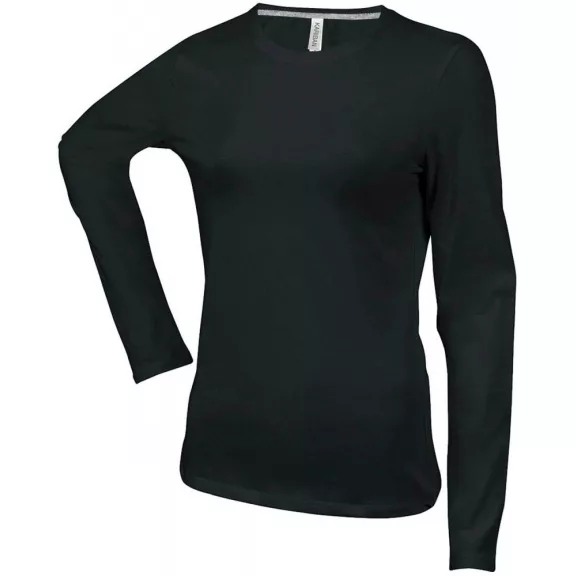 Kariban KA383 LADIES' LONG SLEEVE CREW NECK T-SHIRT Kariban KA383 LADIES' LONG SLEEVE CREW NECK T-SHIRT