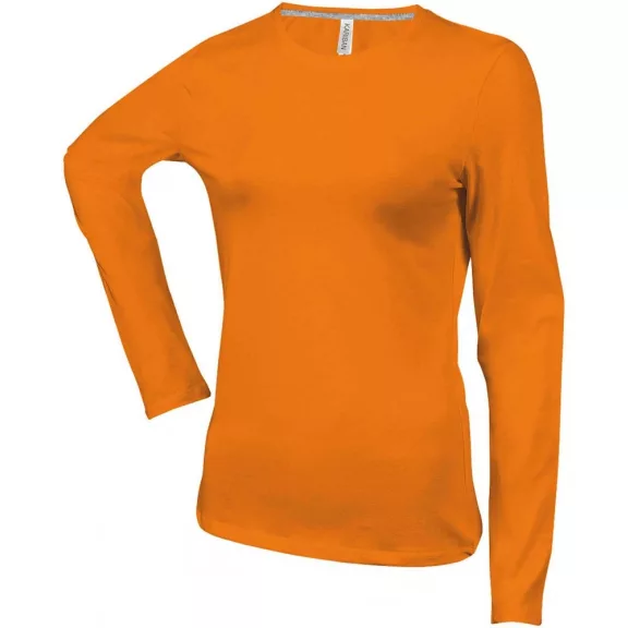 Kariban KA383 LADIES' LONG SLEEVE CREW NECK T-SHIRT Kariban KA383 LADIES' LONG SLEEVE CREW NECK T-SHIRT