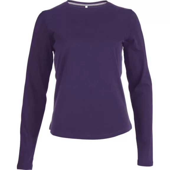 Kariban KA383 LADIES' LONG SLEEVE CREW NECK T-SHIRT Kariban KA383 LADIES' LONG SLEEVE CREW NECK T-SHIRT